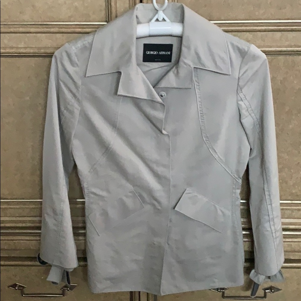 GIORGIO ARMAN LIGHTWEIGHT BUTTON DOWN TOP